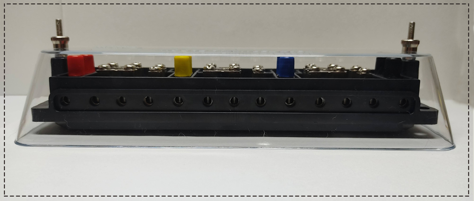 nelster welcon test terminal block Link Type Front Connection With Extended Transparent Cover