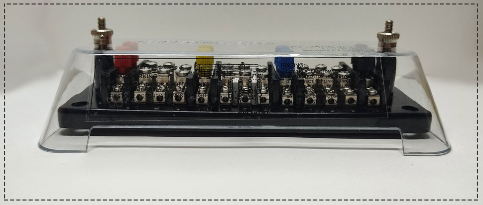 Link Type Front Connection With Slotted Extended Transparent Cover