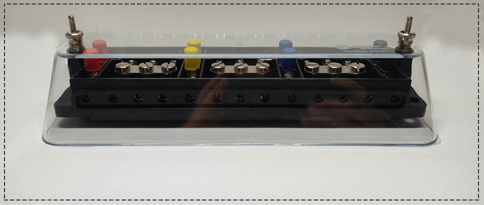 Test Terminal Block NW Screw Type Front Connection With Extended Transparent Cover